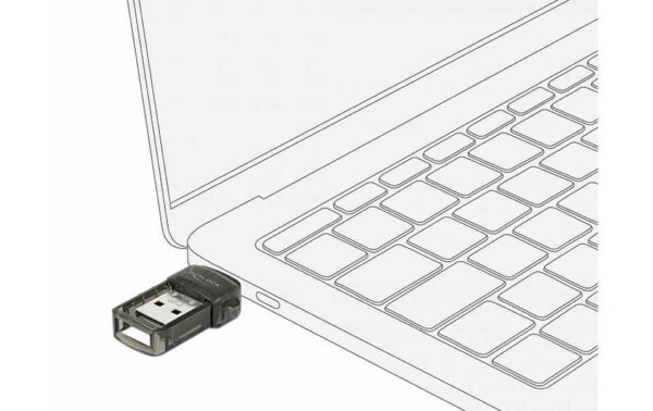DeLock 61002 USB-A/C Bluetooth Adapter V4.0 2in1 USB Typ-A&C, 4.0 Dual Modus + EDR