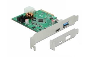 Delock 89001 PCI Express 2x USB 3.2 LP 1x USB-C 3.2 PD 10Gbs, 1x USB-A 3.2 10Gbs kaufen Schweiz | Mediatech.ch