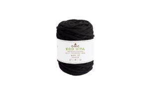 DMC Nova Vita Baumwollgarn schwarz 250 g, 55 m, 80 % CO, 20% PES