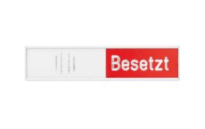 Franken Hinweisschild Frei-Besetzt Grösse: 102 x 27.4 mm