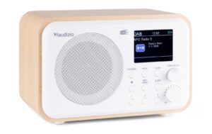 Audizio Milan DAB+ Radio mit BT u. FM, weiss