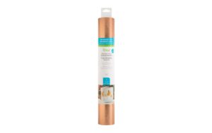 Cricut Vinylfolie Premium Textured Metallic 1 Rolle à 30.5 x 122 cm, Kupfer