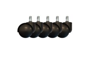 LC-POWER Gaming Stuhlrollen 5er Set. für LC-GC1,2,3 u.v.m.