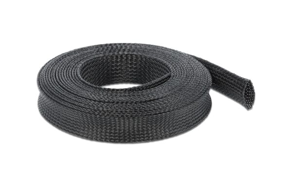 1115916 - Mediatech Delock Geflechtskabelschlauch, 10mx25mm selbstschliessend,schneidbar,hitzebeständig