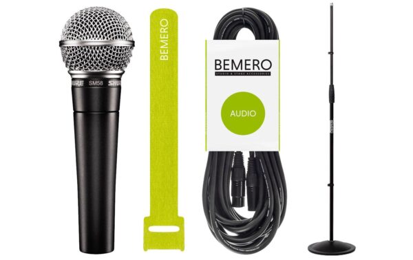 Shure SM58 Vocalist-Bundle SM58-LCE, Mikstativ, Mikkabel 20m kaufen Schweiz | Mediatech.ch