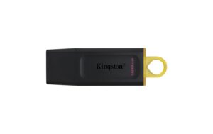 Kingston DataTraveler Exodia 128GB, USB 3.2 mit Schutzkappe & Schlüsselring (gelb)