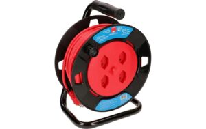 Max Hauri Kabeltrommel 25m V2 4x T13 Steckdose, mit Thermoschutz