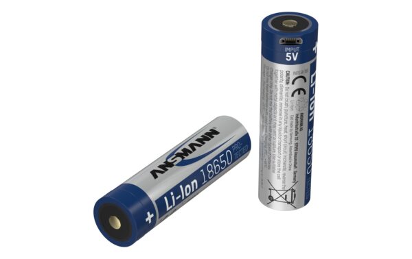 1121016_1 - Mediatech Ansmann Akku Li-Ion 18650 3500 Micro-USB min. 3350 mAh, 3.6V, 12.6 Wh, Micro-USB