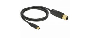 Delock USB3.1 Kabel C-Stecker - B-Stecker 1m, 10Gbps, Gen2, schwarz