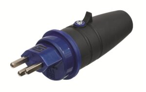 STEFFEN STEKO TPE-Stecker T23 IP55 grau/blau kaufen Schweiz | Mediatech.ch