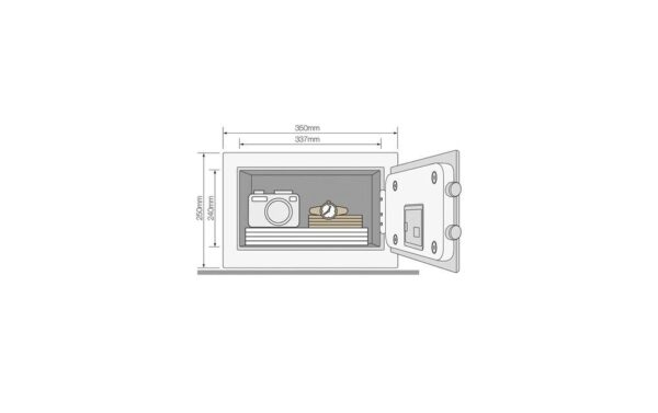 1122005_7 - Mediatech Yale Tresor maximale Sicherheit Home YSEM/250/EG1