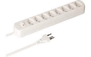 Max Hauri Steckdosenleiste Basic-Line V2 8xT13, weiss, mit Reset-Schalter V2 kaufen Schweiz | Mediatech.ch