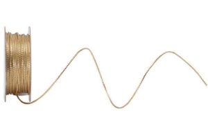 Spyk Geschenkband Lurexa-Kordel gold, 1 mm x 7 m