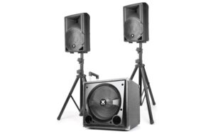 1123353 - Mediatech Vonyx VX800BT - Box 1/2 Aktives PA-Komplettset mit 1x 12 + 2x 8 kaufen Schweiz | Mediatech.ch