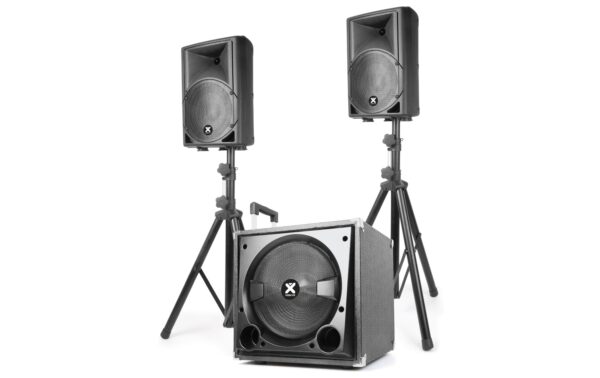 Vonyx VX800BT - Box 1/2 Aktives PA-Komplettset mit 1x 12 + 2x 8 kaufen Schweiz | Mediatech.ch