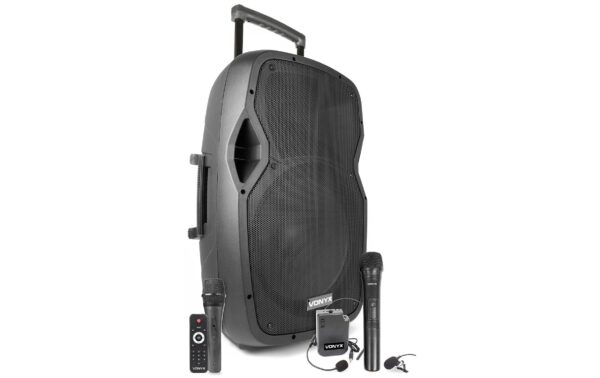 Vonyx AP1500PA 15 Trolley-Speaker mit Akku, 800W, Mics kaufen Schweiz | Mediatech.ch