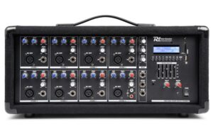 Power Dynamics PDM-C808A Analoger 8-Kanal Powermischer, 2x 150W