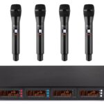 Power Dynamics PD504 4-Kanal UHF Funkstrecke mit 4 Miks