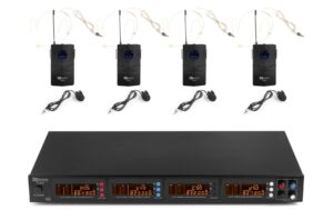 1123470 - Mediatech Power Dynamics PD504B 4-Kanal UHF Funkstrecke mit 4 Sender&Miks