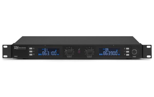 Power Dynamics PD632H 2-Kanal digital UHF Funkstrecke mit 2 Miks