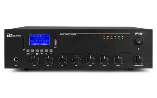 1123491_2 - Mediatech Power Dynamics PPA30 100V Verstärker mit Mixer und Multiplayer