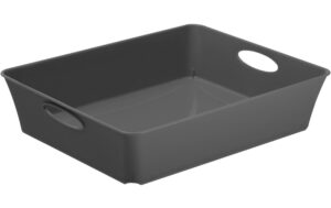 Rotho Living Box C5 anthrazit, 264x212x60 mm