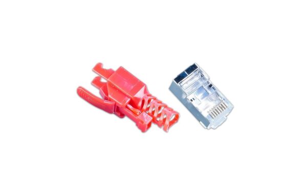 1125425_2 - Mediatech Wirewin RJ-45 SecureLock Stecker, 10er Pack geschirmt, abschliessbar, rot