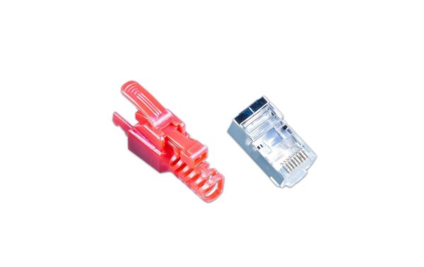 1125425_3 - Mediatech Wirewin RJ-45 SecureLock Stecker, 10er Pack geschirmt, abschliessbar, rot