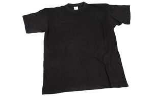 Creativ Company T-Shirt uni schwarz 7 - 8 Jahre,  Breite 40 cm