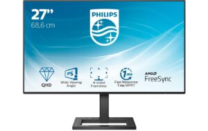Philips 275E2FAE/00 27, 2560x1440, IPS IPS, DP, HDMI, 1 ms kaufen Schweiz | Mediatech.ch