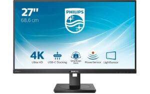 Philips 279P1/00 27, 3840 x 2160, IPS IPS, DP, HDMI, USB-C, 4 ms, Lautsprecher