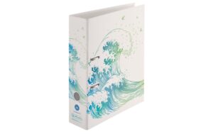 Herlitz Ordner MaX.file A4 GREENline Welle, 8cm