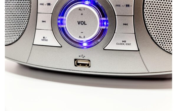 1130188_4 - Mediatech Soundmaster SCD1800TI, DAB+ Boombox, grau DAB+/UKW Digitalradio, CD/MP3, BT, USB