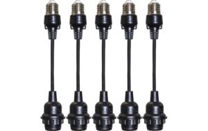 1131395 - Mediatech Star Trading Accessoire Connecta Schwarz 5x E27- Hänger H: 22cm, IP44, exkl. LM kaufen Schweiz | Mediatech.ch