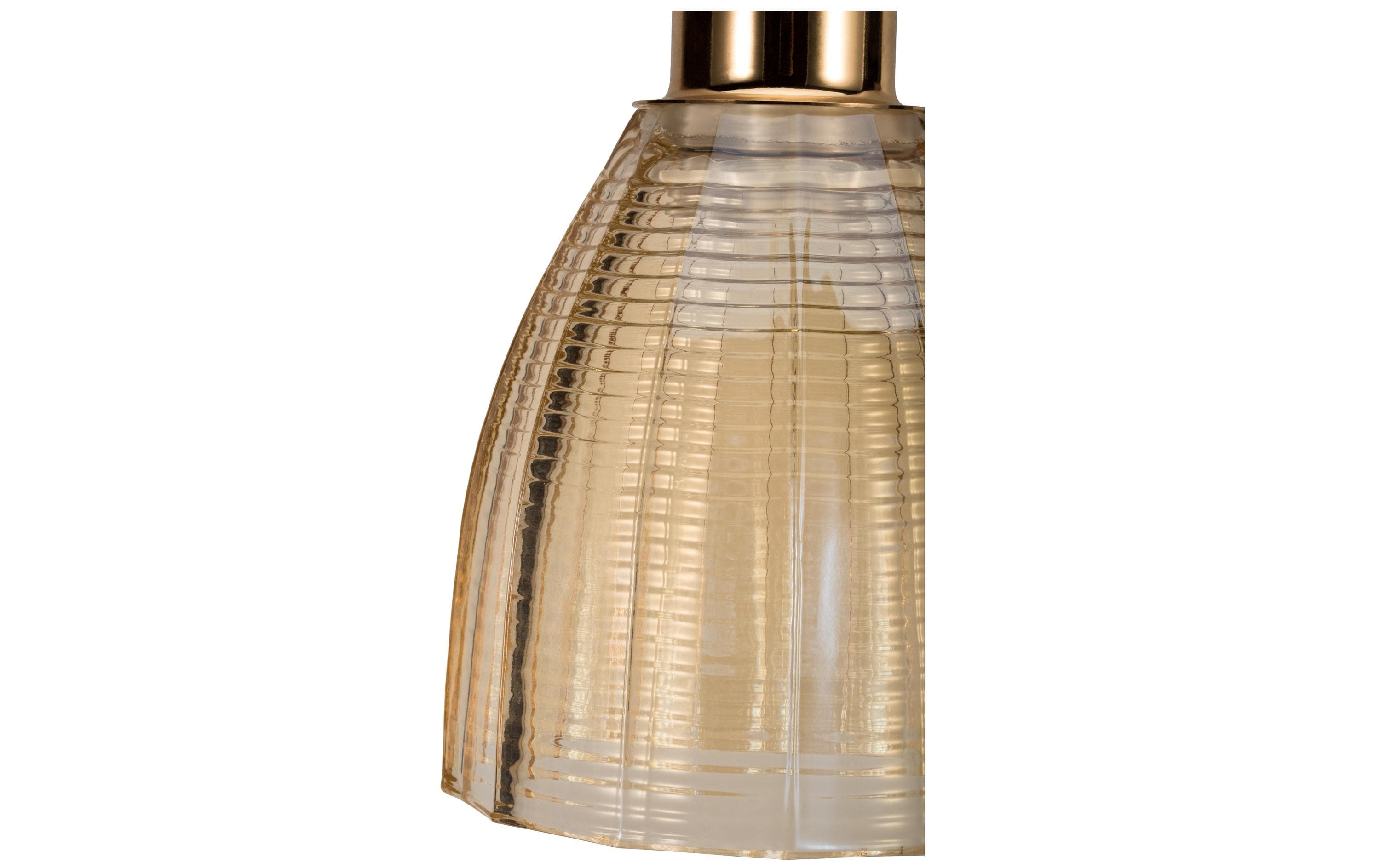 1131706_1 - Mediatech PAULEEN Gleaming Gold Pendelleuchte max. 25W, Gold/Messing, E27