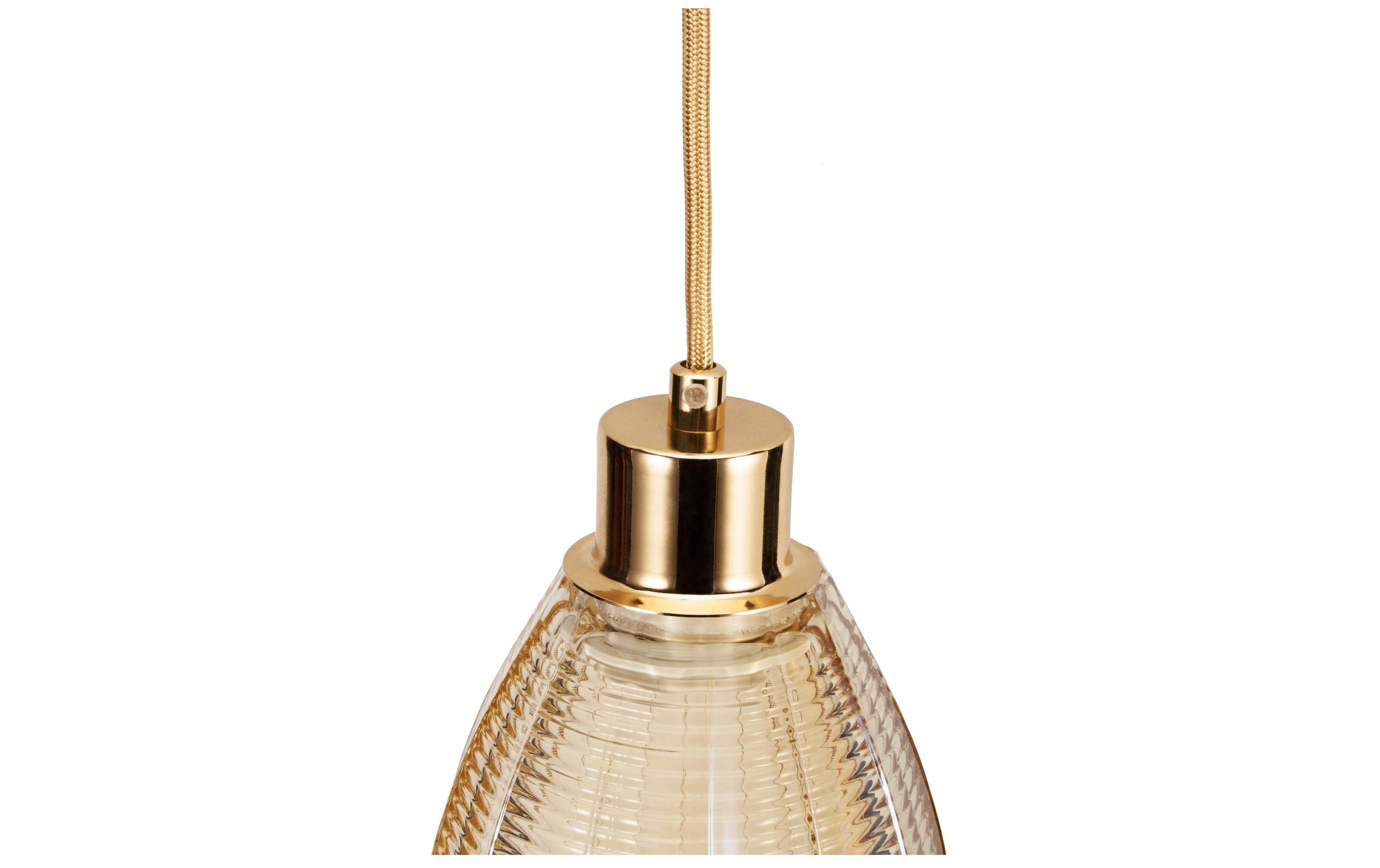 1131706_2 - Mediatech PAULEEN Gleaming Gold Pendelleuchte max. 25W, Gold/Messing, E27