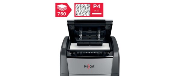 1132045_1 - Mediatech Rexel Aktenvernichter Optimum Autofeed+750X 4x30mm Partikelschnitt