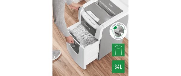 Leitz Aktenvernichter IQ Autofeed Office100 P-4, 100 Blatt