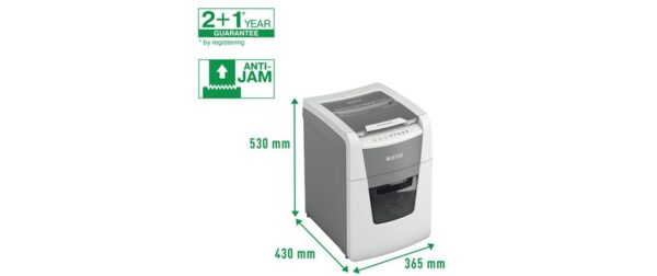 Leitz Aktenvernichter IQ Autofeed Office100 P-4, 100 Blatt