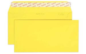 Elco Couvert Color C5/6 gelb ohne Fenster 25 Stück, 100 gm2
