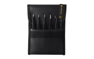 Bernstein ESD SMD Pinzetten Satz 6-tlg (inkl. ESD Tasche)