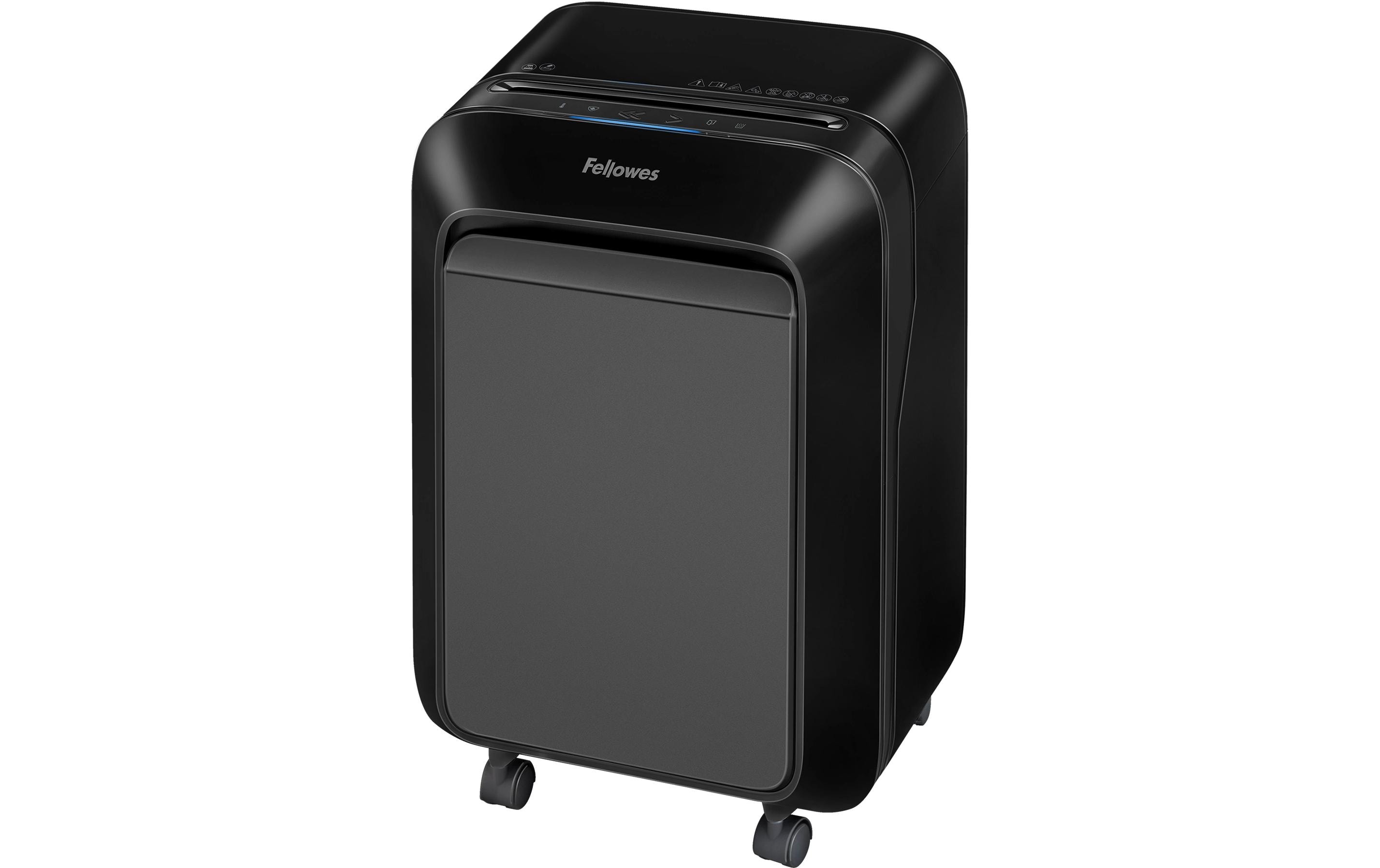 1133353_5 - Mediatech Fellowes Aktenvernichter LX210 schwarz 16 Blatt, 23 Liter, Microschnitt