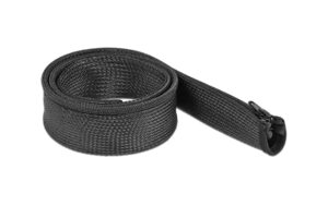 Delock Geflechtskabelschlauch, 1mx50mm Reissverschluss, hitzebeständig, Schwarz kaufen Schweiz | Mediatech.ch