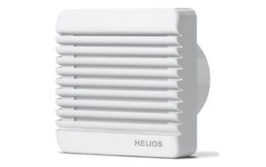 Helios Ventilator mit Nachlaufschalter IP45, 230V, 100mm, weiss