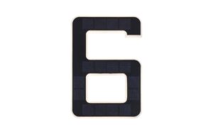 Paulmann SOLAR Hausnummer Zahl 6 LED 0.2W 6lm 3000K, IP44 kaufen Schweiz | Mediatech.ch