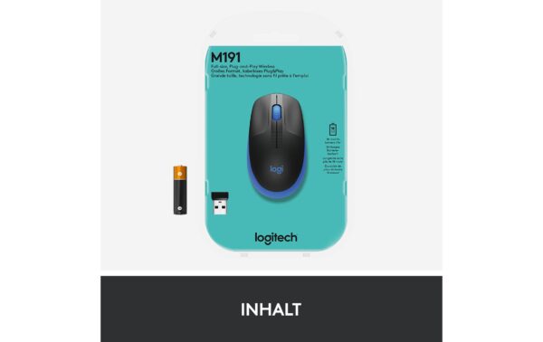 Logitech M190 blau USB
