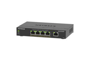 1134542 - Mediatech Netgear GS305EP: 5 Port PoE Switch 5x Gigabit, 4x PoE (62W), Fanless kaufen Schweiz | Mediatech.ch