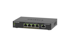 Netgear GS305EPP: 5 Port PoE Switch 5x Gigabit, 4x PoE (120W), Fanless kaufen Schweiz | Mediatech.ch
