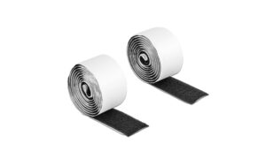 Delock Klettband, 1mx25mm Haft und Flauschband schwarz