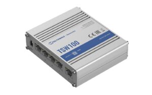 Teltonika TSW100 Industrie PoE Switch 5x GE, (4xPOE+) 120W Budget, 4Pin DC kaufen Schweiz | Mediatech.ch